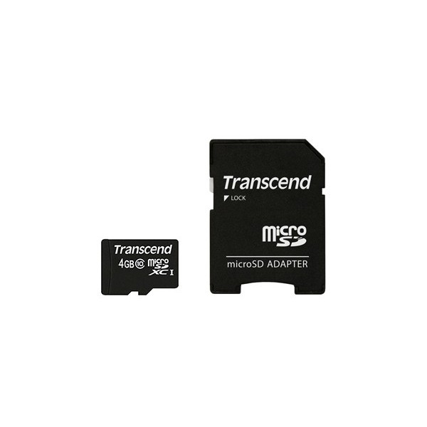 MICRO SDHC TRASCEND Card 4 GB