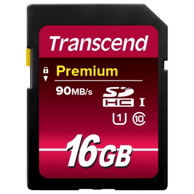 SCHEDA SDHC TRASCEND Secure Digital UHS-I 16 GB