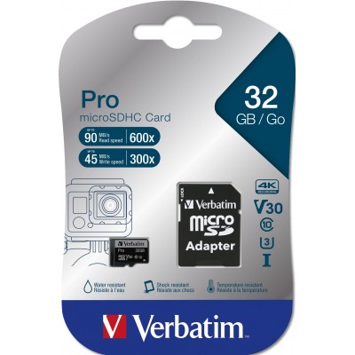 MICRO VERBATIM SDHC Pro 32GB 