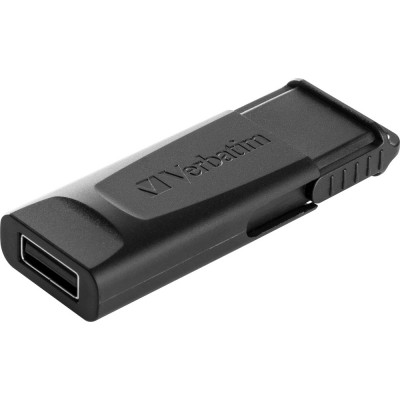 USB VERBATIM 128GB DRIVE 2.0 STORE N GO SLIDER BLACK