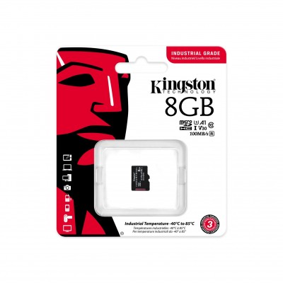 MICRO SDHC KINGSTON Industrial 8 GB 