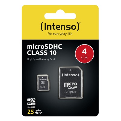 MICRO SDHC INTENSO 4 GB