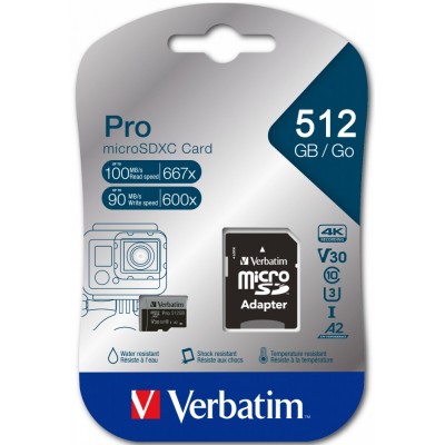 MicroSDXC Pro U3 512GB