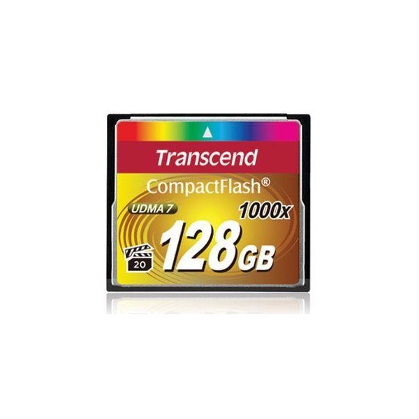 SCHEDA SD TRASCEND CompactFlash 1000 128 GB