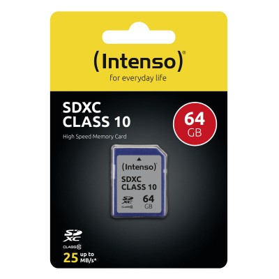 SD CARD SDXC INTENSO Secure Digital Card 64 GB