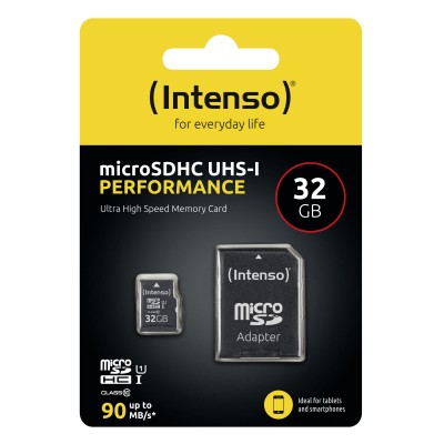 MICRO SDXC INTENSO UHS-I Performance 32 GB 