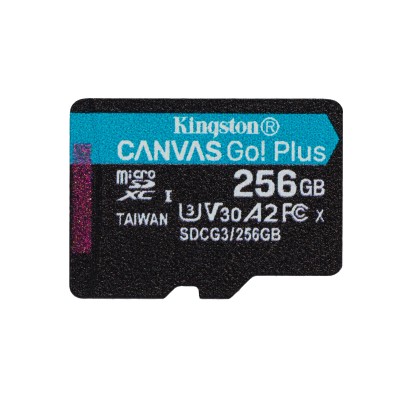 MICRO SDXC KINGSTON Canvas Go! Plus 256 GB 