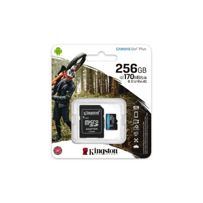 MICRO SDXC KINGSTON Canvas Go! Plus 256 GB 