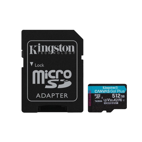 MICRO SDXC KINGSTON Canvas Go! Plus 512 GB 