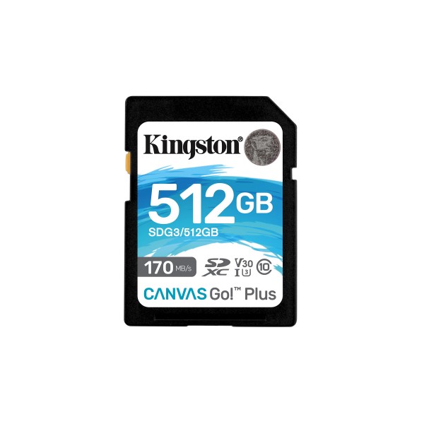 MICRO SDXC KINGSTON Canvas Go! Plus 512 GB 