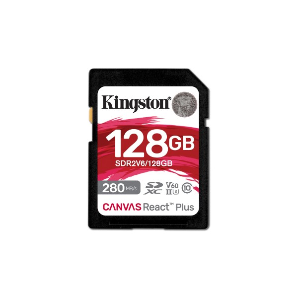 MICRO SDXC KINGSTON Canvas React Plus 128 GB 