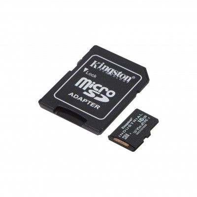 MICRO SDHC KINGSTON Industrial 16 GB 