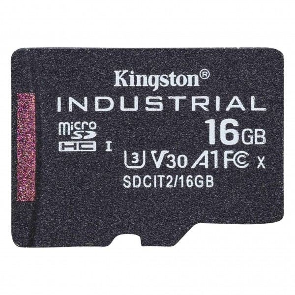 MICRO SDHC KINGSTON Industrial 16 GB 