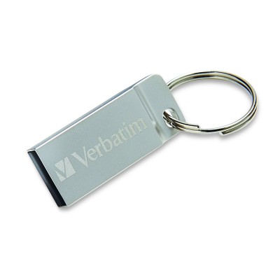 USB VERBATIM 32GB DRIVE 2.0 METAL EXECUTIVE SILVER