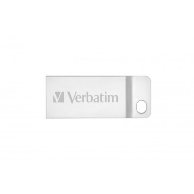 USB VERBATIM 32GB DRIVE 2.0 METAL EXECUTIVE SILVER