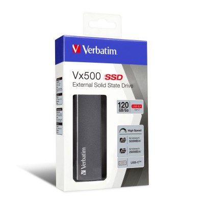 SSD ESTERNO VERBATIM 120GB VX500 USB 3.1 G2