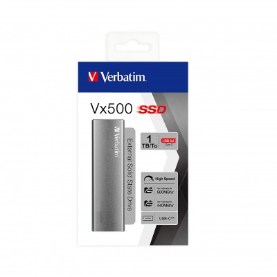 SSD ESTERNO VERBATIM 1TB VX500 USB 3.1 G2