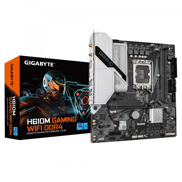 Scheda Madre Gigabyte H610M GAMING WF DDR4 Intel H610 Express LGA 1700 micro ATX