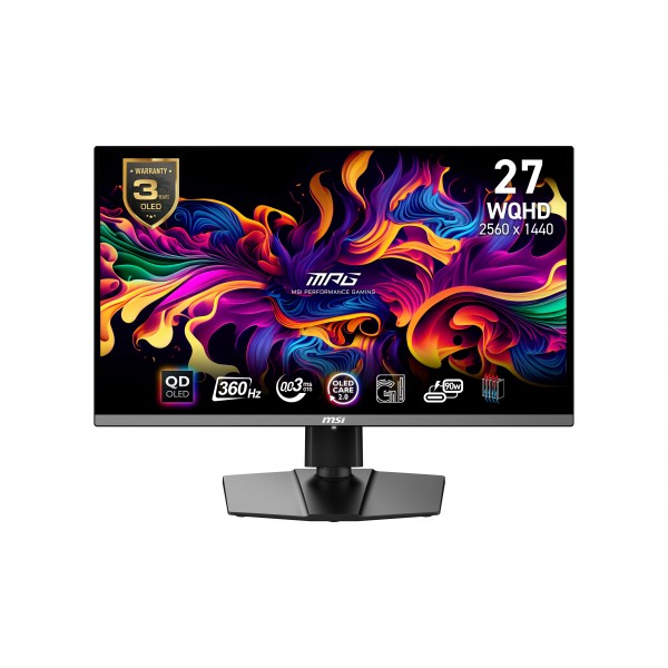 MONITOR MSI MPG 271QRXDE 27'' QD-OLED WQHD Adaptive-Sync USB-C 360Hz