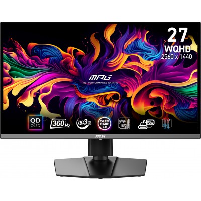 MONITOR MSI MPG 271QRXDE 27'' QD-OLED WQHD Adaptive-Sync USB-C 360Hz