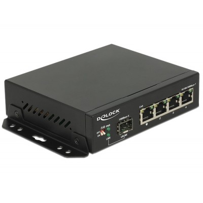 Switch DELOCK Gigabit 4 Port + 1 SFP