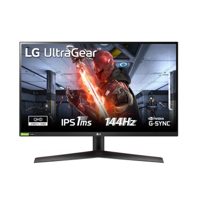 MONITOR LG 27" UltraGear 27GN800P-B QHD IPS HDMI DisplayPort NERO ROSSO