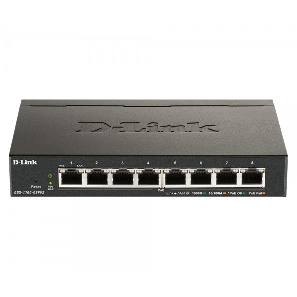 SWITCH D-LINK DGS-1100-08PV2/E 