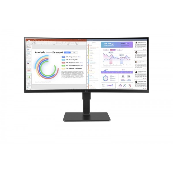 Monitor LG 34BQ77QB-B 34'' WQHD Led nero