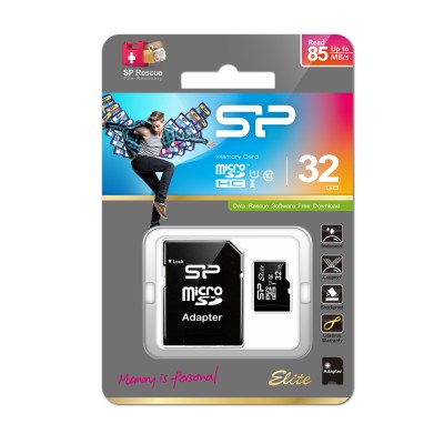 SCHEDA MICRO SHDC SILICON POWER 32GB Elite Class 10