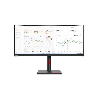 Monitor Lenovo ThinkVision T34w-30 34'' WQHD Nero