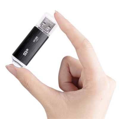 USB SILICON POWER 64GB 3.2 Gen 1 Blaze B02 Black