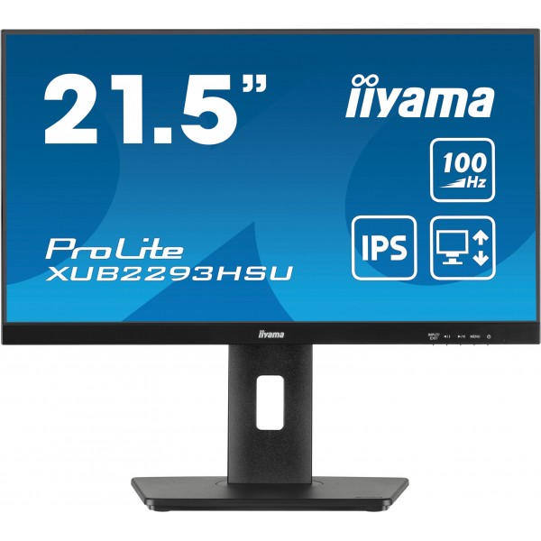 Monitor Iiyama ProLite XUB2293HSU-B6 22'' FullHD Led Nero