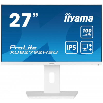 Monitor IIyama ProLite XUB2792HSU-W6 27'' FullHD Led Bianco