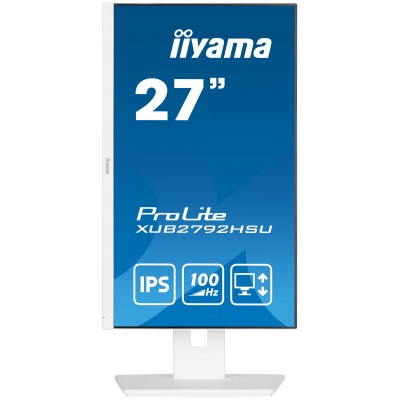 Monitor IIyama ProLite XUB2792HSU-W6 27'' FullHD Led Bianco