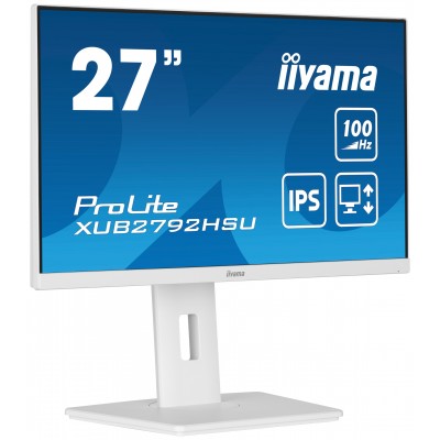 Monitor IIyama ProLite XUB2792HSU-W6 27'' FullHD Led Bianco