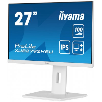 Monitor IIyama ProLite XUB2792HSU-W6 27'' FullHD Led Bianco