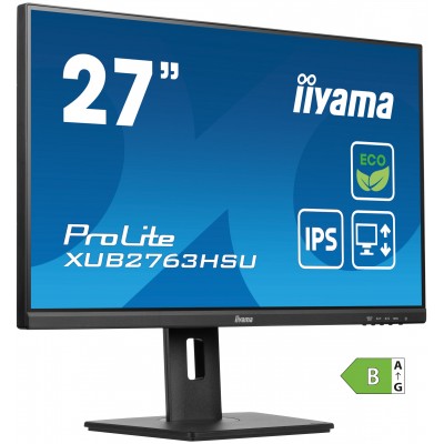 Monitor Iiyama ProLite XUB2763HSU-B1 27'' FullHD Led Nero