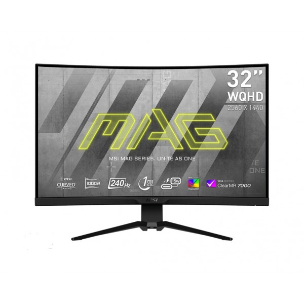 MONITOR MSI MAG 325CQRXFDE 32'' WQHD VA CURVO FreeSync Premium NERO