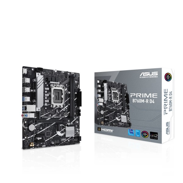 Scheda Madre ASUS Prime B760M-R D4 Socket 1700