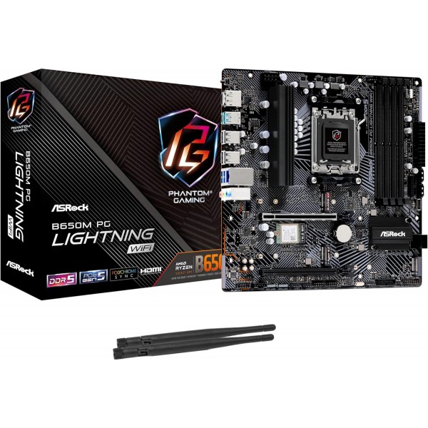 Scheda Madre ASRock B650M  PG LIGHTNING WIFI