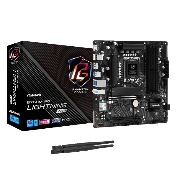 Scheda Madre ASRock B760M PG LIGHTNING WIFI