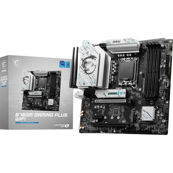 Scheda madre MSI B760M GAMING PLUS WIFI LGA 1700 micro ATX