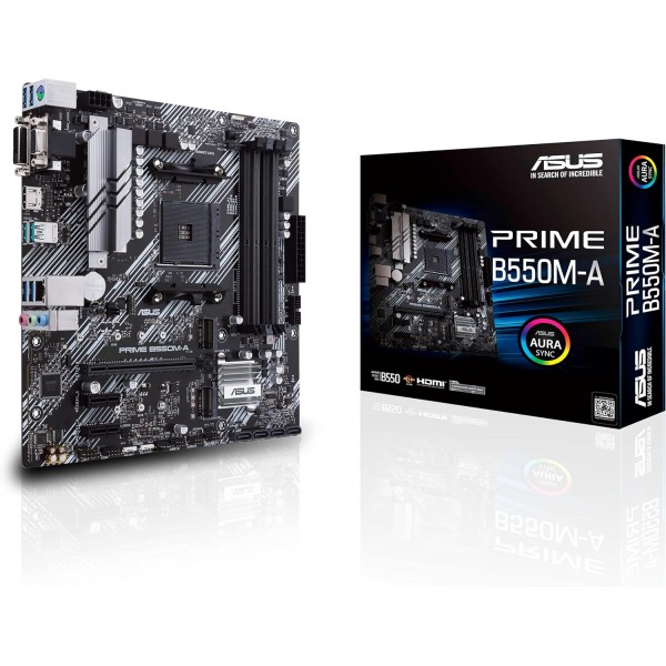 Scheda Madre AMD ASUS PRIME B550M-A AM4 Micro-ATX