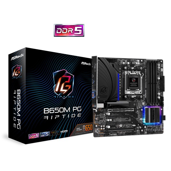 Scheda madre ASROCK B650M Phantom Gaming Riptide socket AM5