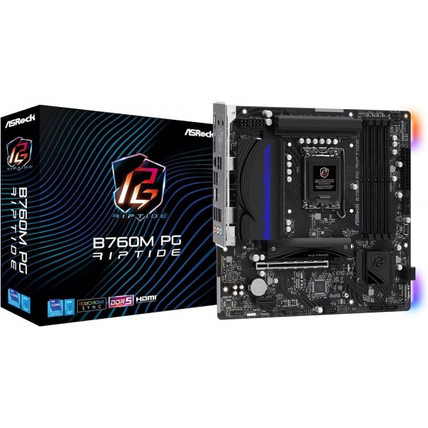 Scheda Madre ASRock B760M PG RIPTIDE socket 1700 Micro-ATX