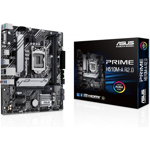 Scheda Madre ASUS Prime H510M-A R2.0 LGA1200 DDR4 Micro ATX