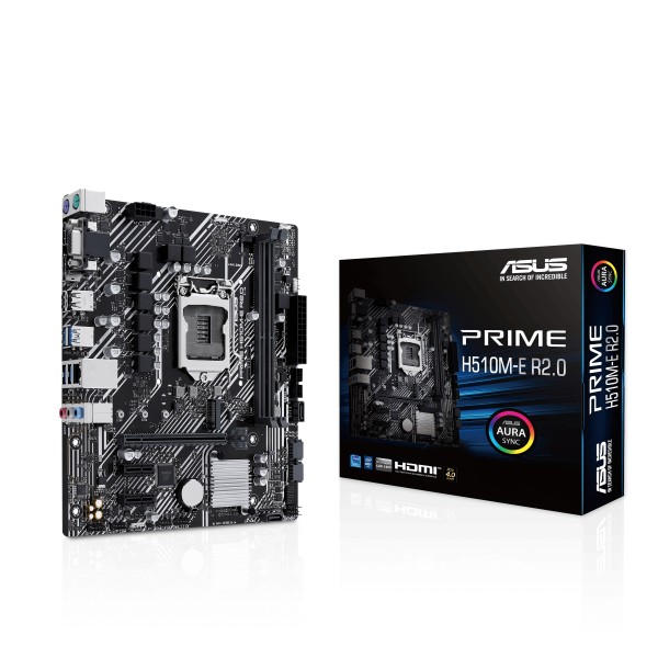 Scheda Madre Asus Prime H510M-E R2.0,Intel H510, Sockel LGA1200, DDR4