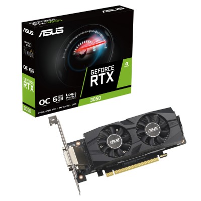 Scheda Video ASUS GeForce RTX 3050 LP BRK OC Edition NVIDIA 6 GB GDDR6