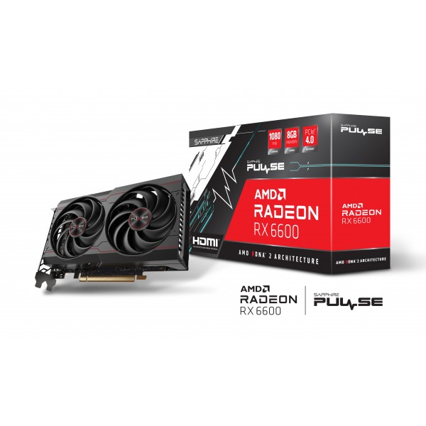 Scheda video SAPPHIRE Pulse RADEON RX 6600 8GB Gaming GDDR6