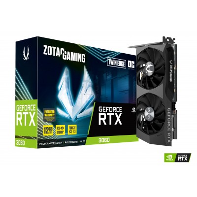 Scheda Video Zotac NVIDIA GeForce RTX 3060 Twin Edge OC 12 GB GDDR6